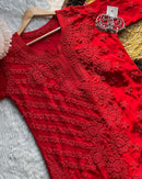 3d Worked Viscose Tone to Tone - chikankariofficial