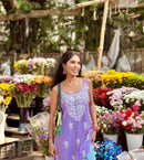 Daily Wear Comfort chikankari Noodle Strap Kurti