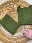 Heavy Work Soft Dyeable modal Plazzo set