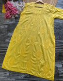 Mul Muqaish Tone to tone Kurta