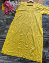 Mul Muqaish Tone to tone Kurta