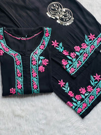 Modal Dual thread soft kurta set