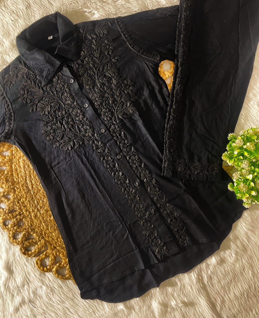 Tone To Tone Rayon Co-ord Shirt With Pant