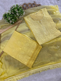 Concept In chanderi kurti with chanderi machine palazo