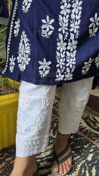 Rayon Hand heavy Work Kurti With pant