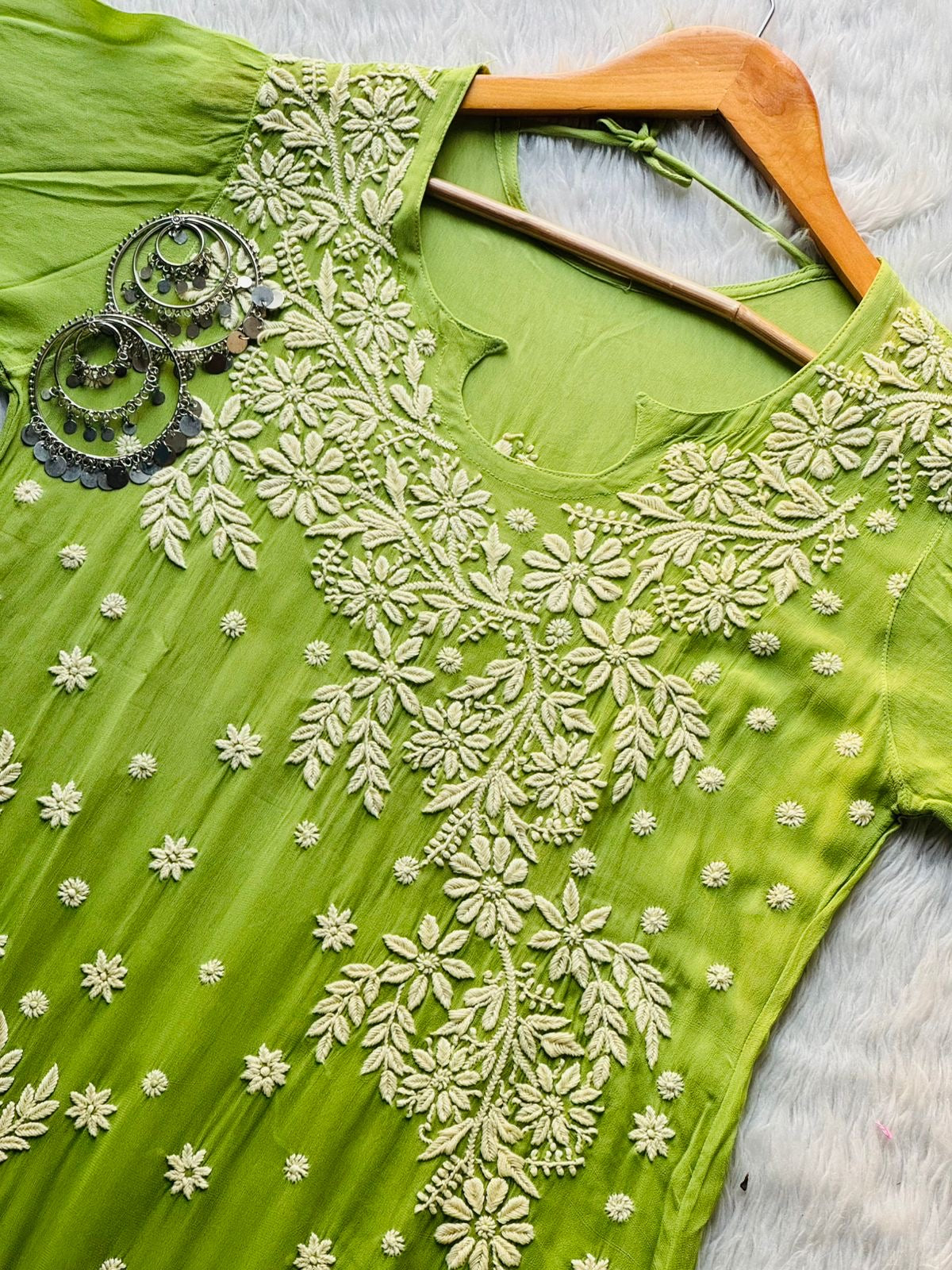 Luxe Leaves Viscose Made with purity