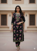 Festive Special modal Multi Thread Co-ord Set