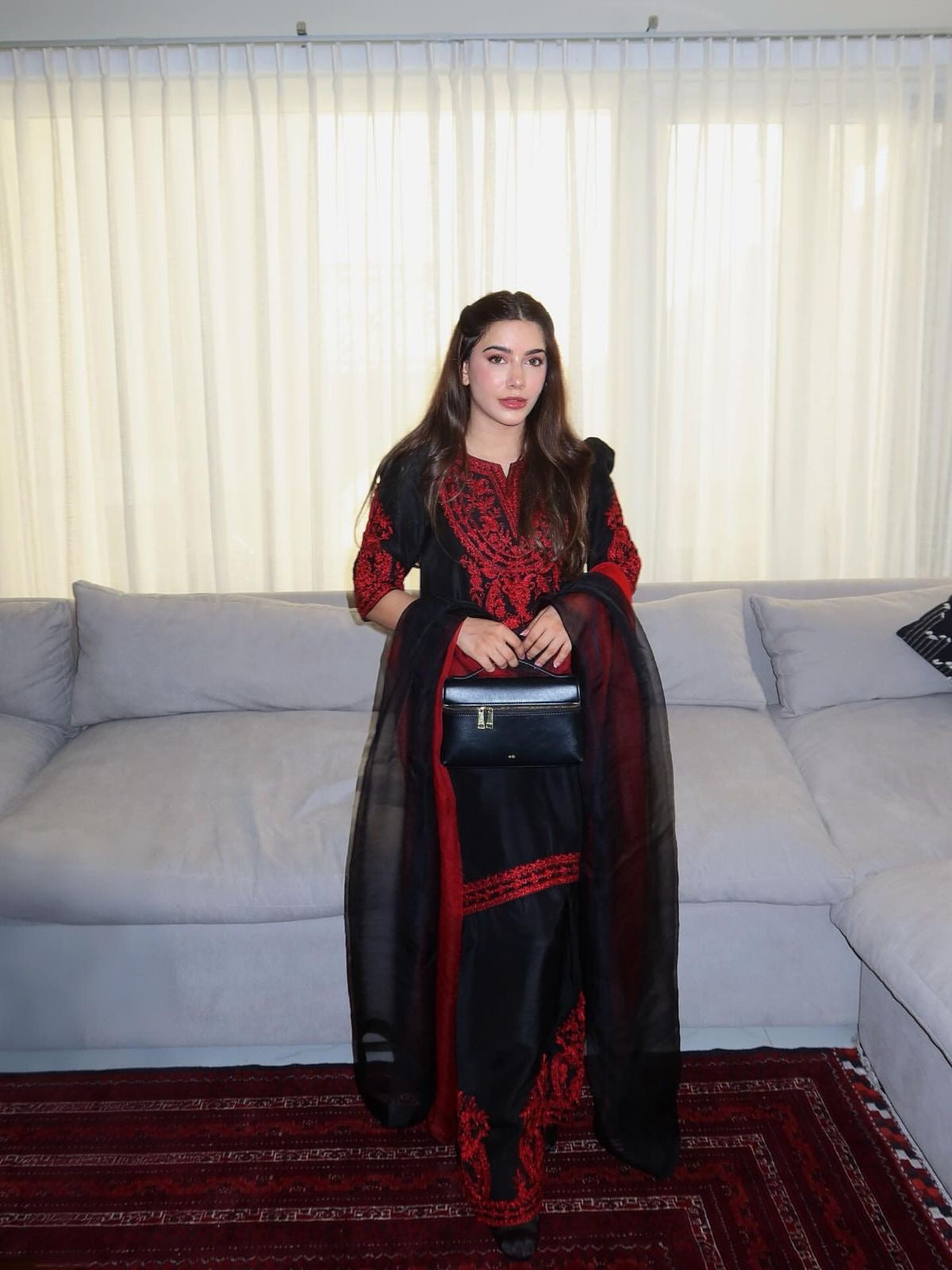 Hayaat Party Wear 3pc Pure Silk Set