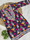 reyon printed A New Concept In reyon kurti with pant Set