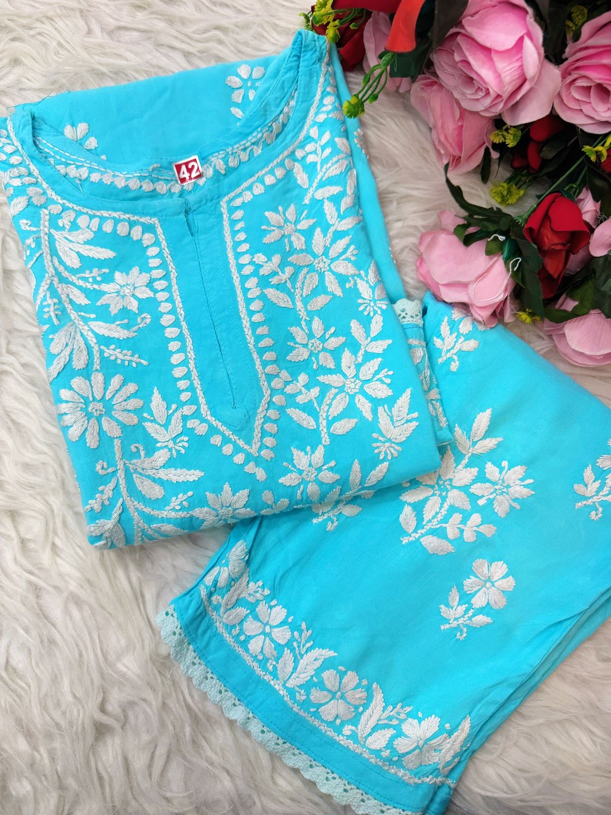 Handwork Heavy Modal Plazzo Combo