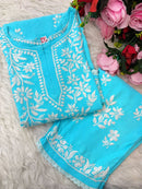 Handwork Heavy Modal Plazzo Combo