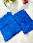 Modal Satin Super Soft Heavywork Co-ord Set