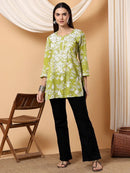 Mul mul short Top for College / Office / Daily Wear