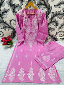 Small Sizes Modal Silk Kurta And Plazzo
