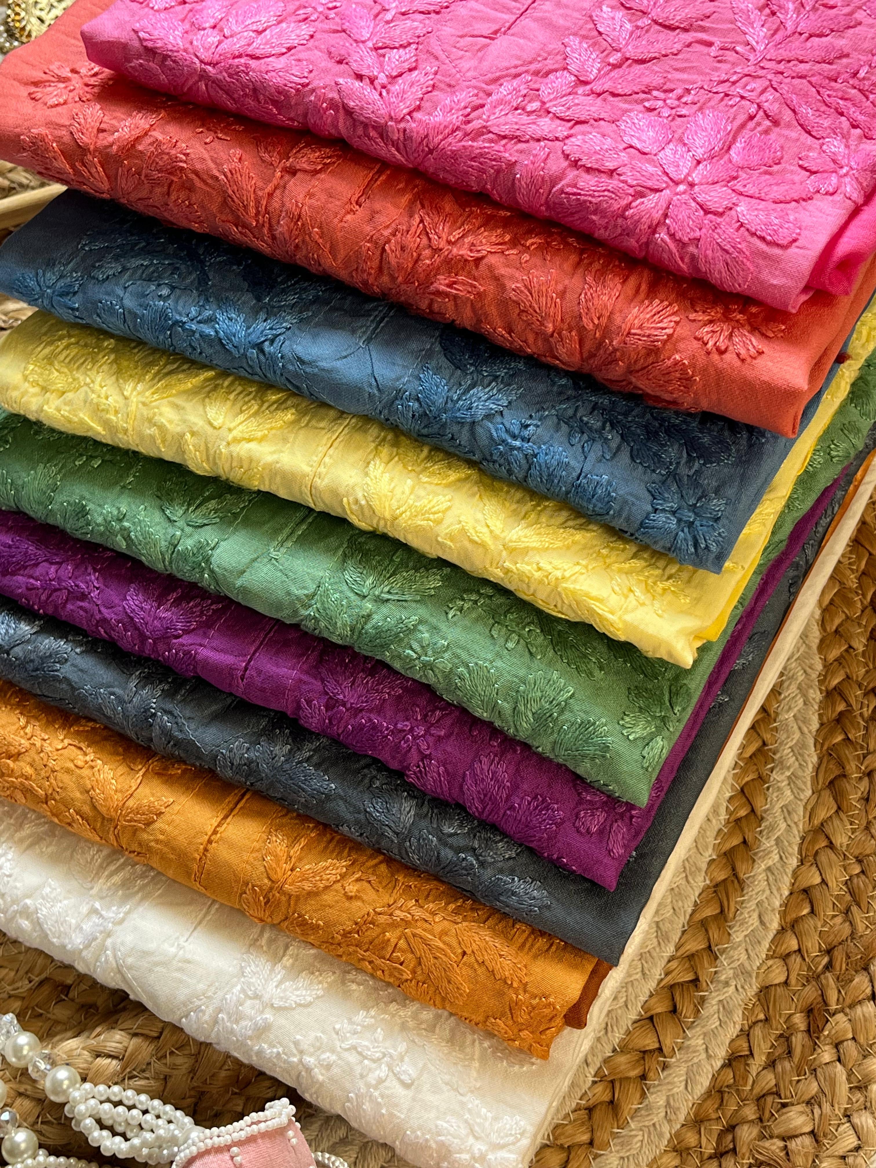 Chanderi Silk Ombre Soft Dyed Kurtas