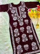 Anaya  Big Buta hand Work kurta combo