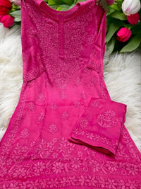 Modal Satin Super Soft Heavywork Co-ord Set