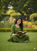 Premium Viscose Angarkha with 3D Embroidery Work