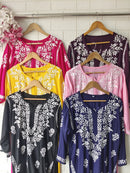 Premium fine chikankari work sets