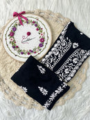 Zara Modal Cotton Embroidery Daman Combo