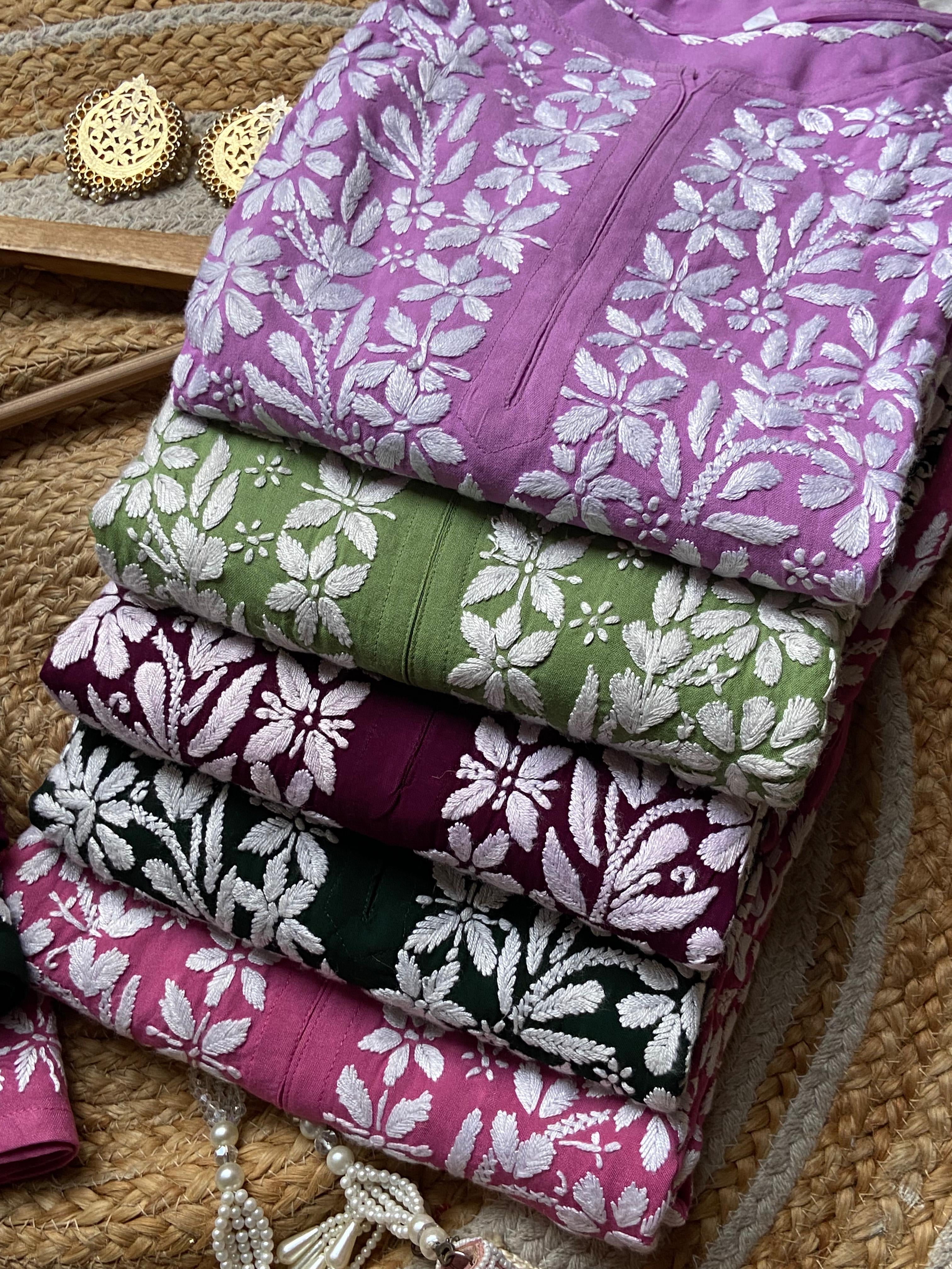 Heavy Daman Work Rayon Premium kurta