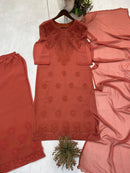 Zara Georgette Heavy Embroidery 3d Suit Set