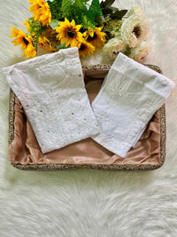 Zoya Butter touch cotton soft Muqaish Sqaure Neck