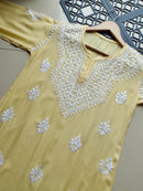 Pastel Shades Soft Comfort Rayon Long Kurta