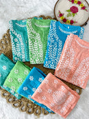 Premium Cotton Short Kurti & Pant