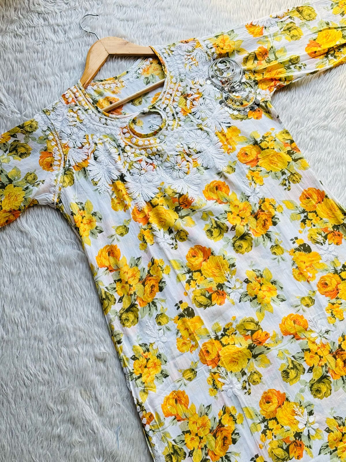 Mul printed Designer Gala buti