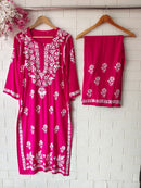 Premium fine chikankari work sets