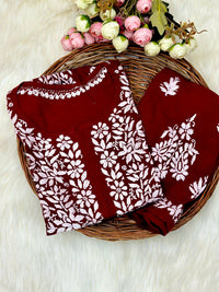 Buta embroidered Ghaspatti Kurta and plazzo