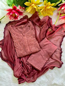 Zoya Handmade with Muqaish Soft 3pc Rayon Set