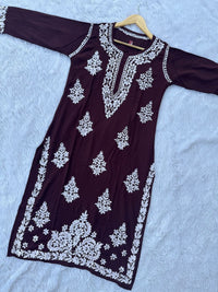 High Quality modal Cotton Big buta Kurtas