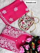 Heavy Handwork Kurti Combo with potli