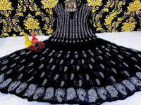 56 Kali Anarkali With A line inner - chikankariofficial