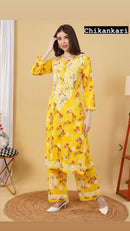 Presenting our Most demanding Exclusive Mul Mul long printed cord sets