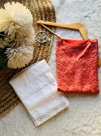 Ombre Modal Cotton Kurta With lais Pant