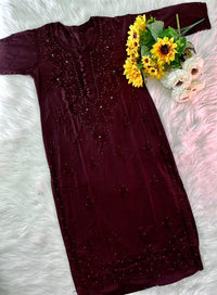 Zoya 3pc Dobby Cotton Muqaish Viral Set