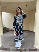 Super Soft Magic Hand Work Modal Cotton Kurta