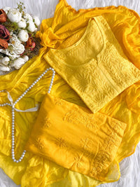 Rangrez Plus size Ombre 3pc Rayon Soft Set