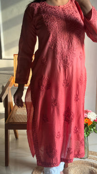 Chanderi Silk Ombre Soft Dyed Kurtas