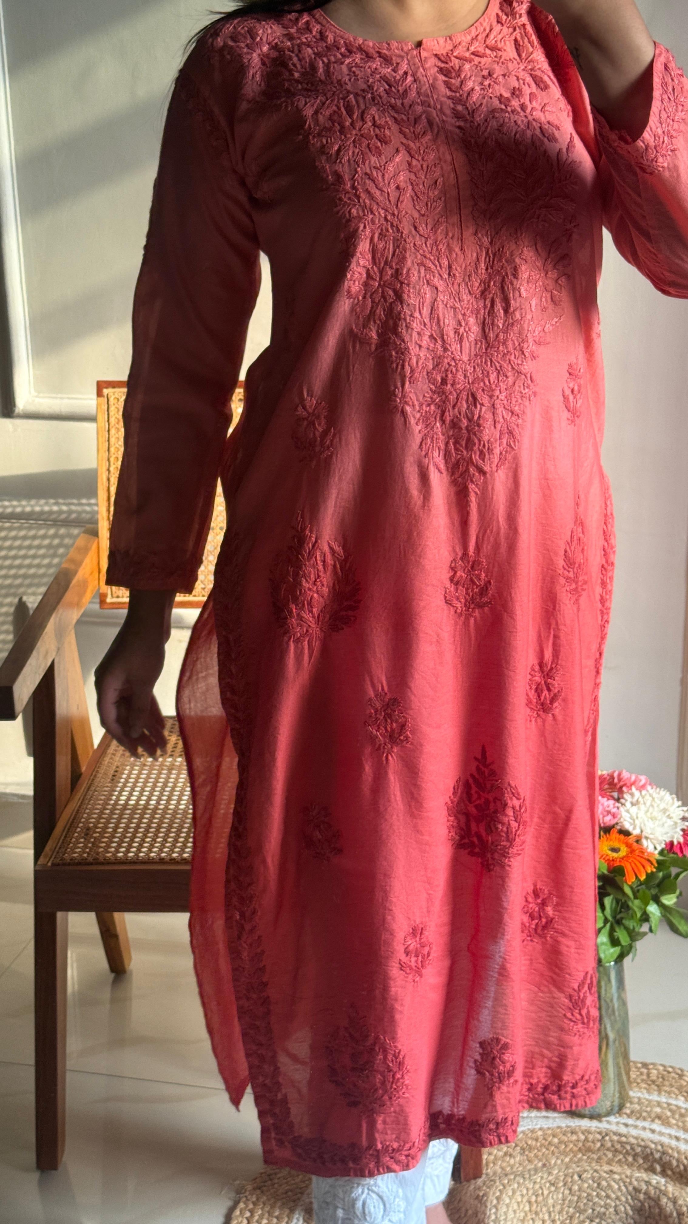 Chanderi Silk Ombre Soft Dyed Kurtas