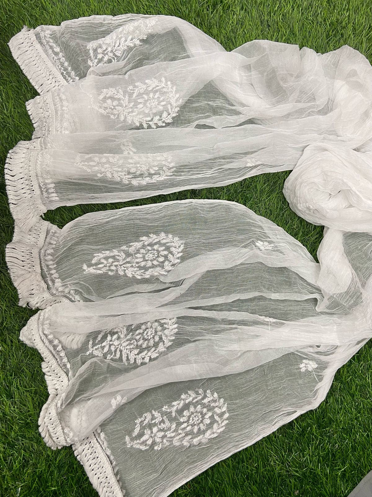 Chiffon Heavy Embroidery dupatta 2.25mtr