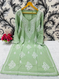 Plus sizes Soft Rayon Big Buta kurta