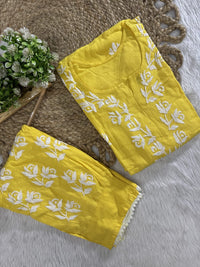 Afghani Concept Heavy embroidery chikankari combo