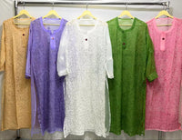 Resham muqiaish work jaal heavy kurta