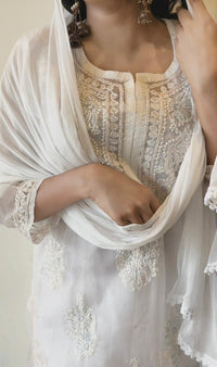 Organza 3pc Muqaish Luxury Handmade Set