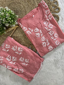 Afghani Concept Heavy embroidery chikankari combo