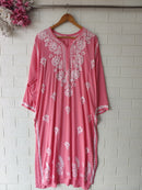 Premium Modal Cotton Chika. Embroidery kurta